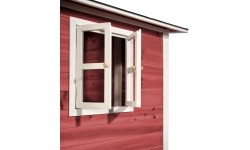 Drewniany domek do zabawy EXIT Loft 550 - czerwony