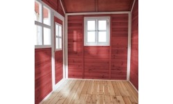 Drewniany domek do zabawy EXIT Loft 550 - czerwony