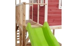 Drewniany domek do zabawy EXIT Loft 750 - czerwony