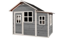Drewniany domek do zabawy EXIT Loft 150 - szary