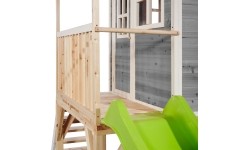 Drewniany domek do zabawy EXIT Loft 700 - szary