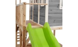 Drewniany domek do zabawy EXIT Loft 750 - szary