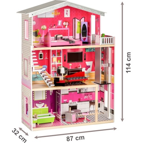 Ecotoys Rezydencja Malibu domek dla lalek
