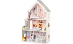 Wooden Dollhouse Eco Toys Powder Mansion