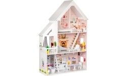 Wooden Dollhouse Eco Toys Powder Mansion