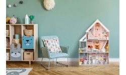 Wooden Dollhouse Eco Toys Powder Mansion