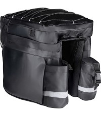 Sakwy rowerowe FORCE Adventure // 35L (czarny)