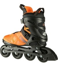 Czarno-pomarańczowe rolki NILS Extreme NA14112 - NA14112 BLACK-ORANGE IN-LINE SKATES NILS EXTREME