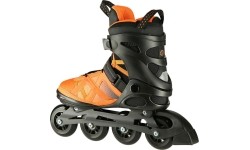 Czarno-pomarańczowe rolki NILS Extreme NA14112 - NA14112 BLACK-ORANGE IN-LINE SKATES NILS EXTREME