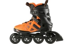 Czarno-pomarańczowe rolki NILS Extreme NA14112 - NA14112 BLACK-ORANGE IN-LINE SKATES NILS EXTREME