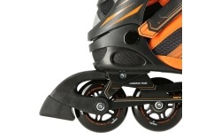 Czarno-pomarańczowe rolki NILS Extreme NA14112 - NA14112 BLACK-ORANGE IN-LINE SKATES NILS EXTREME