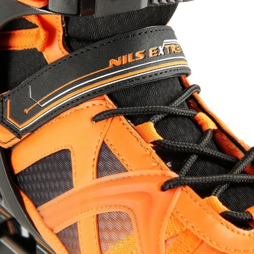Czarno-pomarańczowe rolki NILS Extreme NA14112 - NA14112 BLACK-ORANGE IN-LINE SKATES NILS EXTREME