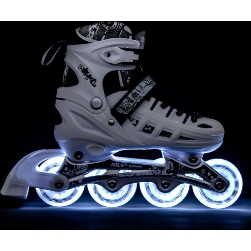 NH10905 4w1 INLINE/ICE-SKATES NILS EXTREME - Black
