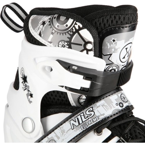 NH10905 4w1 INLINE/ICE-SKATES NILS EXTREME - Black