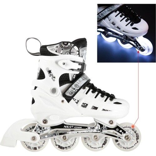 NH10905 4w1 INLINE/ICE-SKATES NILS EXTREME - Black