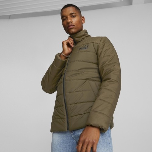 Kurtka męska Puma Ess+ Padded Jacket, khaki 849349 62