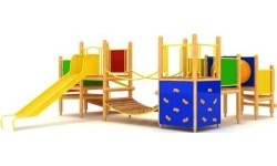 Drewniany plac zabaw dla dzieci Model 0402B