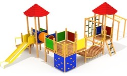 Drewniany plac zabaw dla dzieci model 0403A