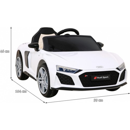 Pojazd elektryczny Audi R8 LIFT, biały