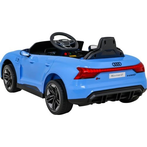 Samochód elektryczny dla dzieci Audi RS E-Tron GT, niebieski