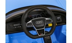 Samochód elektryczny dla dzieci Audi RS E-Tron GT, niebieski