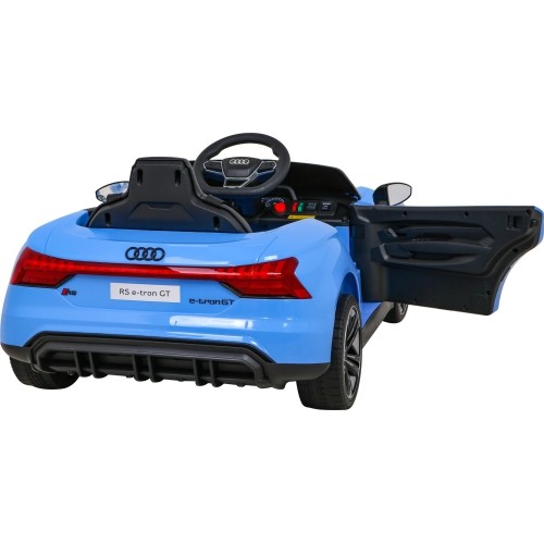 Samochód elektryczny dla dzieci Audi RS E-Tron GT, niebieski