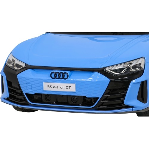 Samochód elektryczny dla dzieci Audi RS E-Tron GT, niebieski