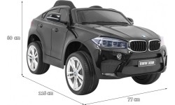 Pojazd BMW X6M lakierowany na czarno