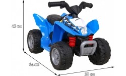 Pojazd Quad Honda 250X TRX Niebieski