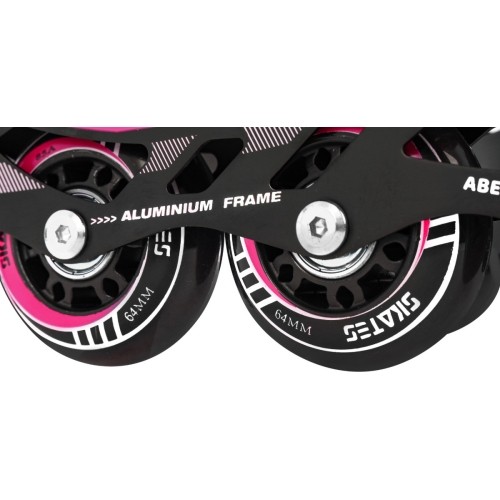 Łyżworolki, zestaw 4w1 29-33 różowy