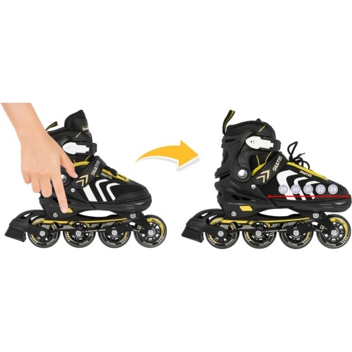 Rolki 4w1, 29-33, żółte