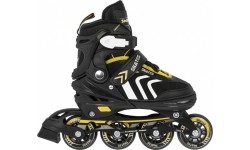 Łyżwy, zestaw 4w1 29-33 żółte