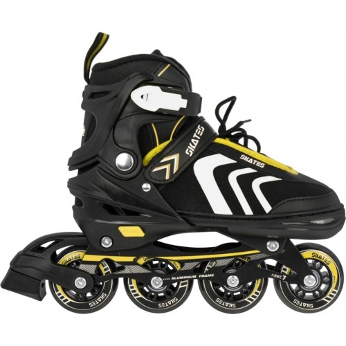 Łyżwy, zestaw 4w1 29-33 żółte