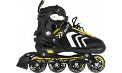 Łyżwy, zestaw 4w1 29-33 żółte