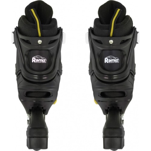 Łyżwy, zestaw 4w1 29-33 żółte