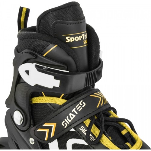 Łyżwy, zestaw 4w1 29-33 żółte