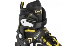 Łyżwy, zestaw 4w1 29-33 żółte