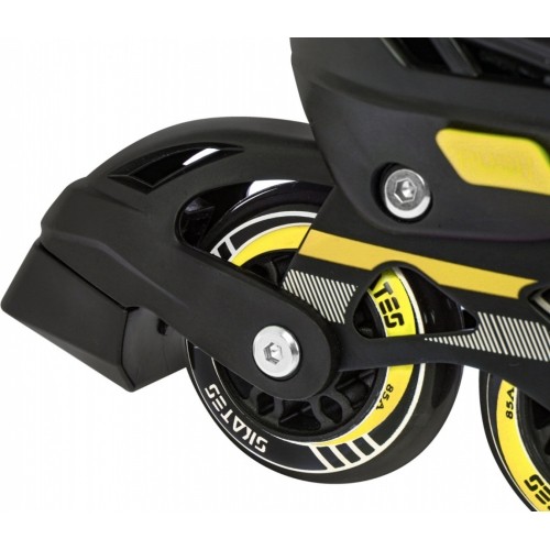 Łyżwy, zestaw 4w1 29-33 żółte