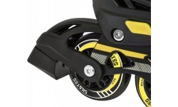 Łyżwy, zestaw 4w1 29-33 żółte