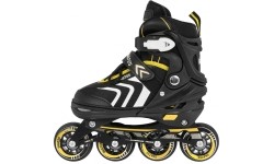 Łyżwy, zestaw 4w1 29-33 żółte