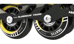 Łyżwy, zestaw 4w1 29-33 żółte