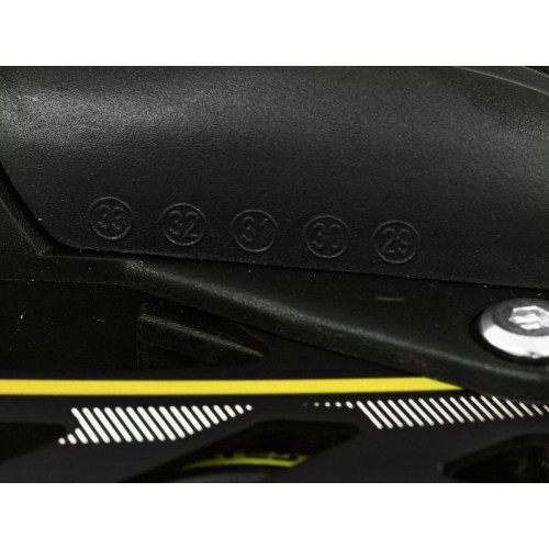 Łyżwy, zestaw 4w1 29-33 żółte