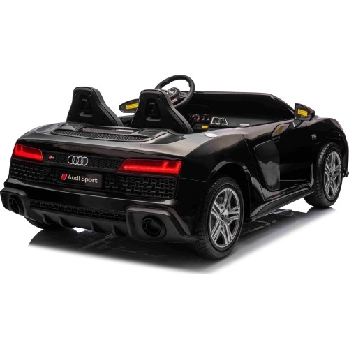 Pojazd elektryczny Audi Spyder R8 LIFT, czarny