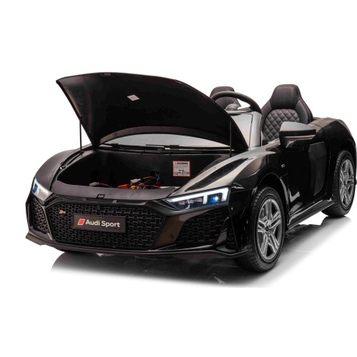 Pojazd elektryczny Audi Spyder R8 LIFT, czarny