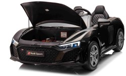 Pojazd elektryczny Audi Spyder R8 LIFT, czarny