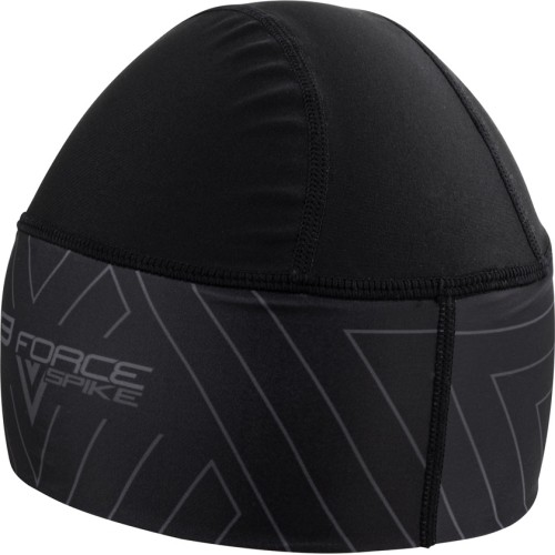 Czapka pod kask FORCE Spike, S-M (czarna)