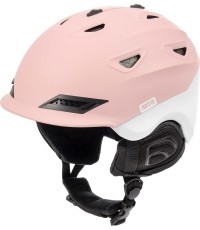 Kask narciarski meteor montara - White/pink