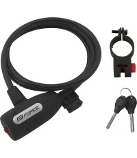 Zamek kablowy FORCE Lux, 120/8 mm (czarny)