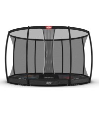 Trampolina BERG Elite InGround 430 Grey Levels + siatka ochronna DLX XL