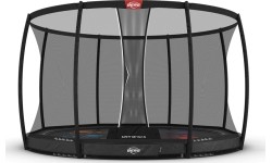 Trampolina BERG Elite InGround 430 Grey Levels + siatka ochronna DLX XL